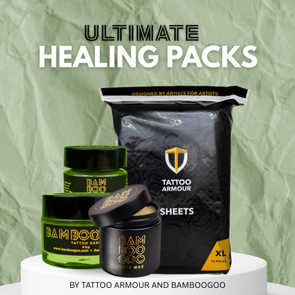 Tattoo Armour X Bamboo Goo Healing packs